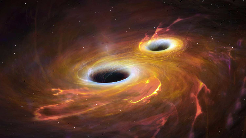 Indian Astrophysicists spotted rare merger of three massive black holes Indian Astrophysicists spotted rare merger of three massive black holes