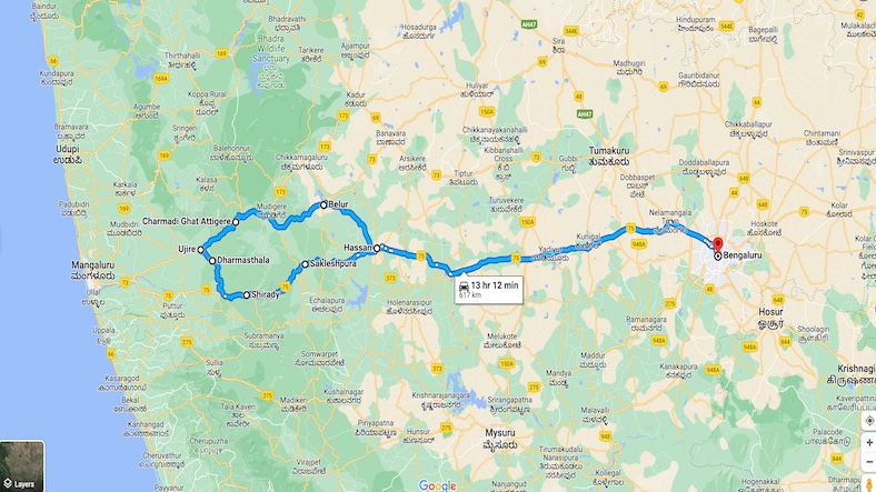 Bangalore to Dharmasthala Solo Trip Plan Bangalore to Dharmasthala Solo Trip Plan