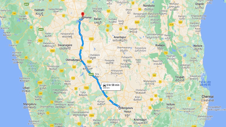 Bangalore to Hampi Solo Trip Plan Bangalore to Hampi Solo Trip Plan