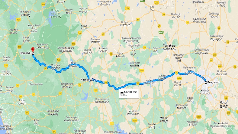 Bangalore to Horanadu Solo Trip Plan Bangalore to Horanadu Solo Trip Plan