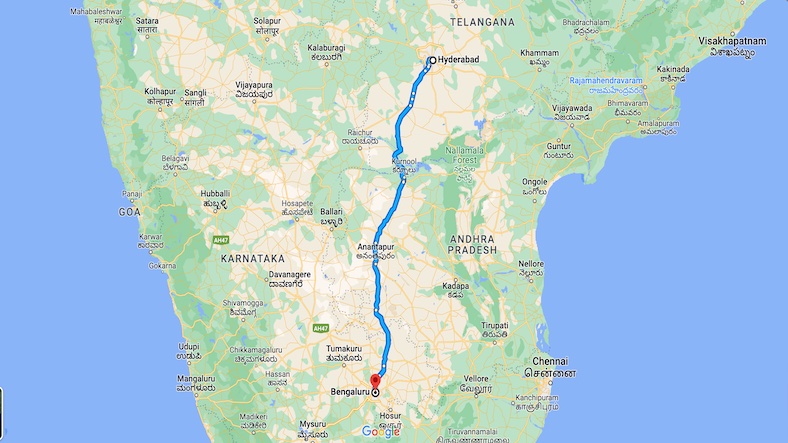 Bangalore to Hyderabad Solo Trip Plan Bangalore to Hyderabad Solo Trip Plan