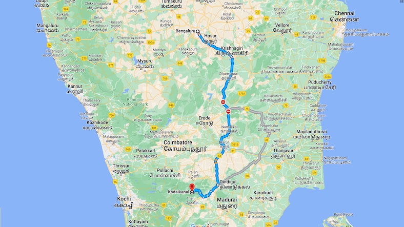 Bangalore to Kodaikanal Solo Trip Plan Bangalore to Kodaikanal Solo Trip Plan