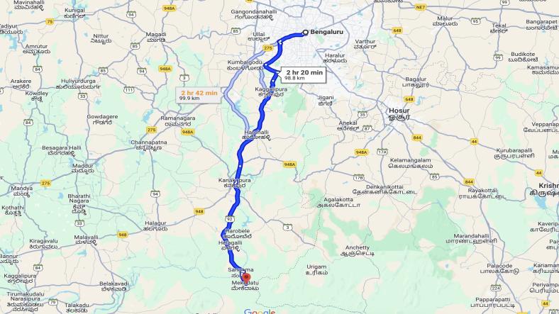 Bangalore to Mekedatu Gorge Adventure Solo Trip Plan Bangalore to Mekedatu Gorge Adventure Solo Trip Plan