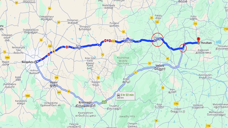Bangalore to Tiruttani Solo Travel Plan Bangalore to Tiruttani Solo Travel Plan