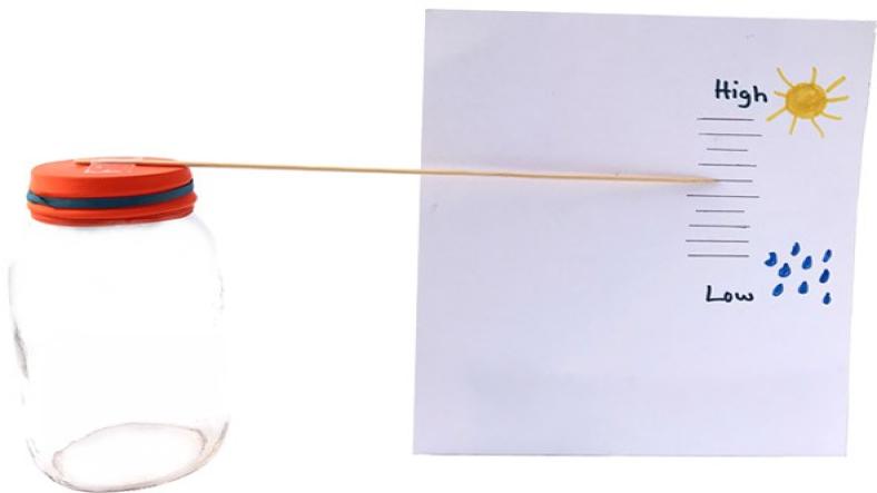 Barometer, science experiment for children Barometer, science experiment for children
