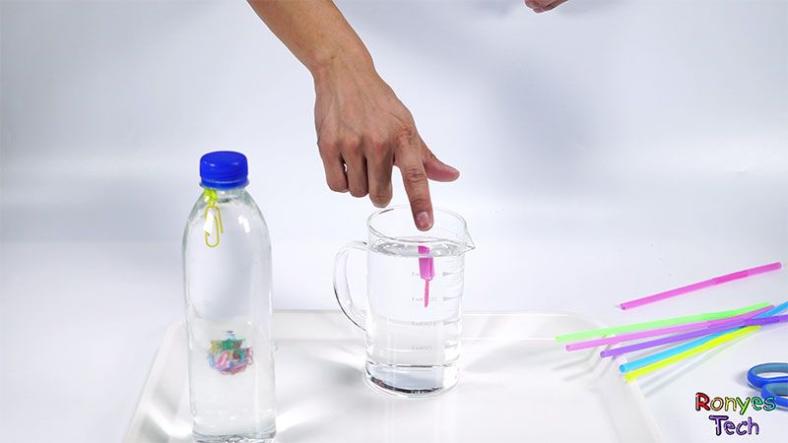 Cartesian Diver, science experiment for children Cartesian Diver, science experiment for children