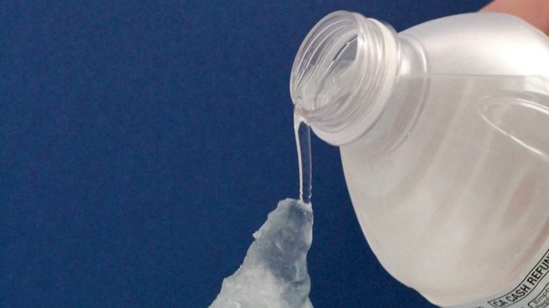 Instant hot ice, science experiment for children Instant hot ice, science experiment for children