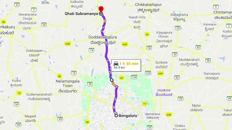 Bangalore to Ghati Subramanya Trip Plan Bangalore to Ghati Subramanya Trip Plan
