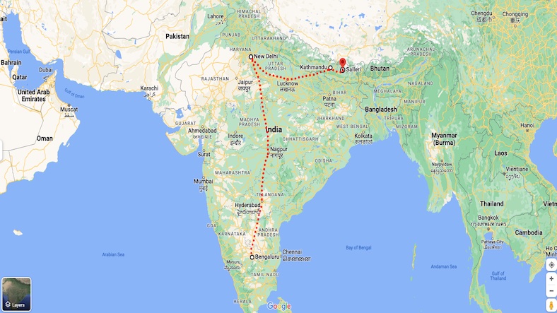 Solo Everest Base Camp Trek, Bangalore to Kathmandu then to Salleri Solo Everest Base Camp Trek, Bangalore to Kathmandu then to Salleri
