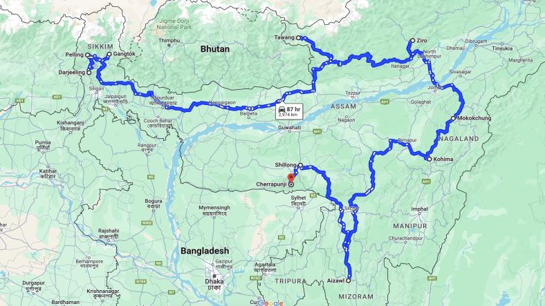 Ten best hill stations to Travel Solo in North East of India? Ten best hill stations to Travel Solo in North East of India?