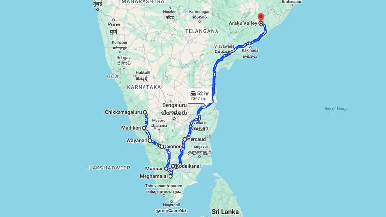 Ten best hill stations to Travel Solo in South India? Ten best hill stations to Travel Solo in South India?