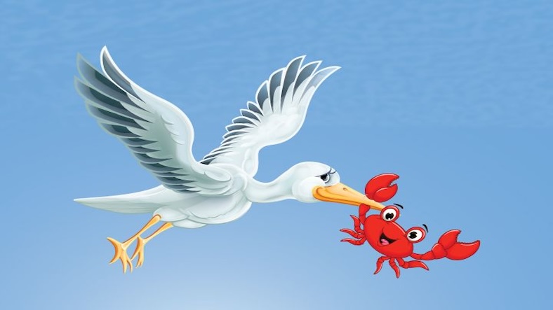 The Stork and the Crab The Stork and the Crab