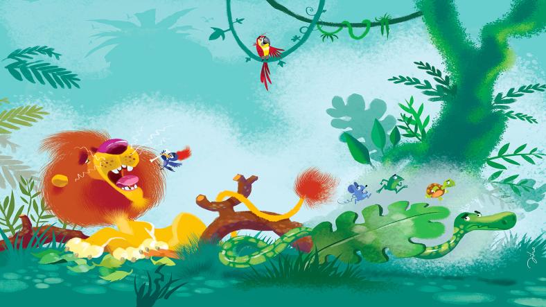 The Woodpecker and the Lion The Woodpecker and the Lion