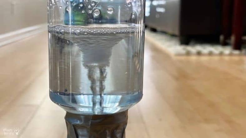 Tornado in bottle, science experiment for children Tornado in bottle, science experiment for children