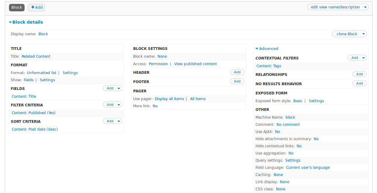 Create Related Content of Different Content Types through Taxonomy in Drupal7 Create a View block
